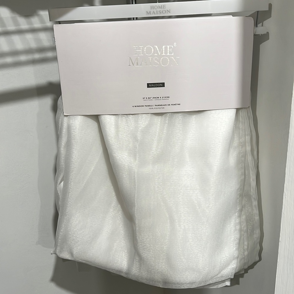 Home Maison sheer curtains
